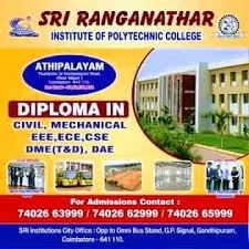 Sri Ranganathar Institute of Polytechnic College – Shaping Tomorrow’s Technicians.