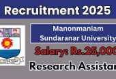 Scientific Assistant — Manonmaniam Sundaranar University