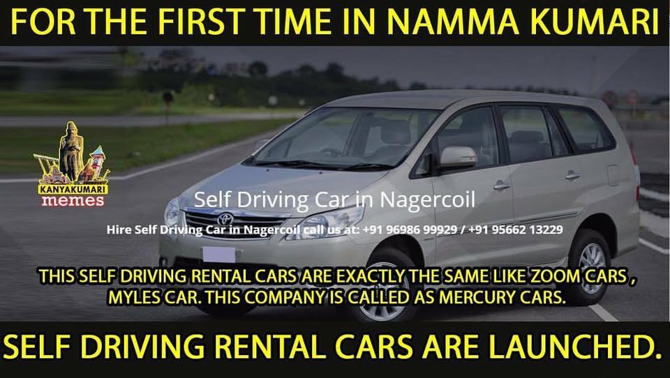 Mercury Cars – Nagercoil’s Best Self‑Drive & Chauffeur Cars in Kanyakumari