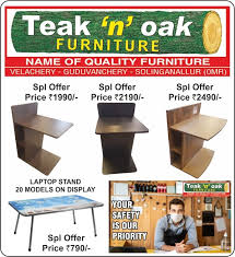 New Teak N Oak Furniture – Premium Teak & Oak Showrooms in Chengalpattu