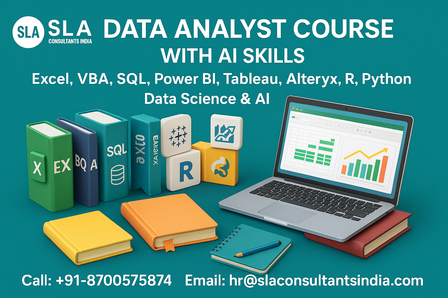 2026 Best Institute, The Data Analyst Course in Delhi: Complete Data Analyst Internship, Redesign Job with AI Skills, by SLA Consultants Delhi, India,
