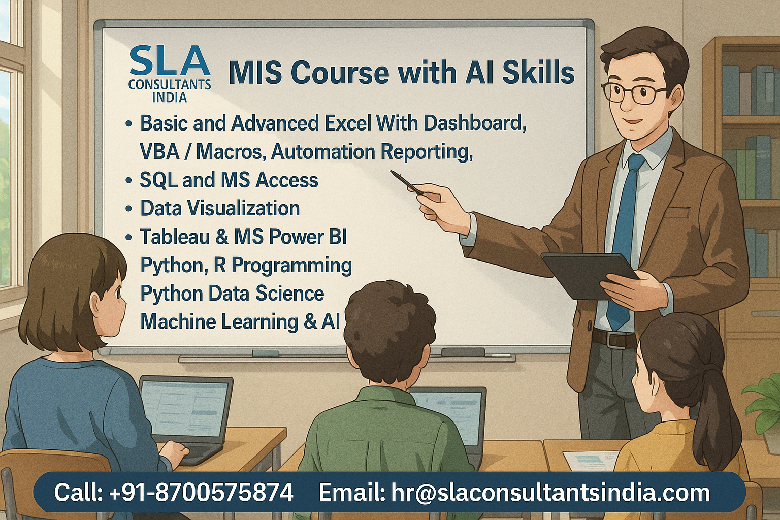 Remote Work & Global Opportunities: Why Business Analytics is a Smart Choice in 2026, 100% Job, MIS Course in Delhi, 110084- by SLA Consultants India