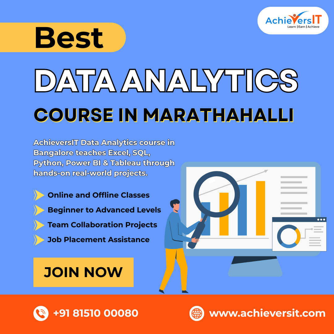 Top Data Analytics Course in Marathahalli | Get Hired