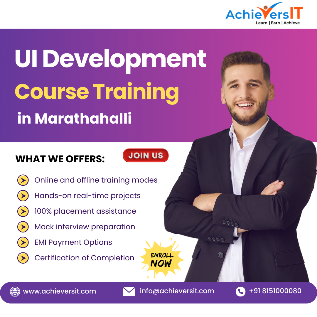 UI Development Course Training in Bangalore – AchieversIT