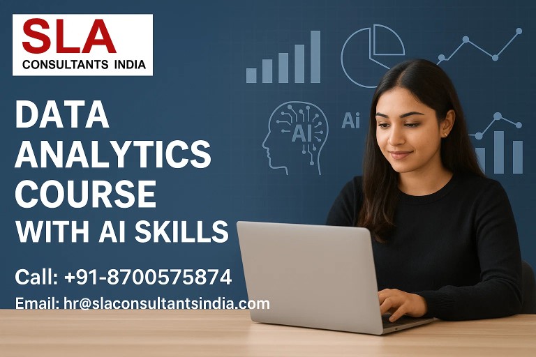 Data Analyst Certification Program, Enhance Job with AI Skills in 2026, by SLA Consultants India, IBM & AWS Certification Support,